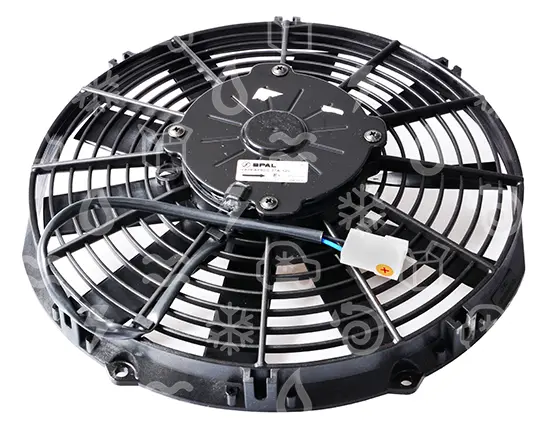 ventilátor SPAL univerzální sací průměr 280 mm - 10 lopatek, 12V, VA09-AP50/C-27A, 1590 m3/h